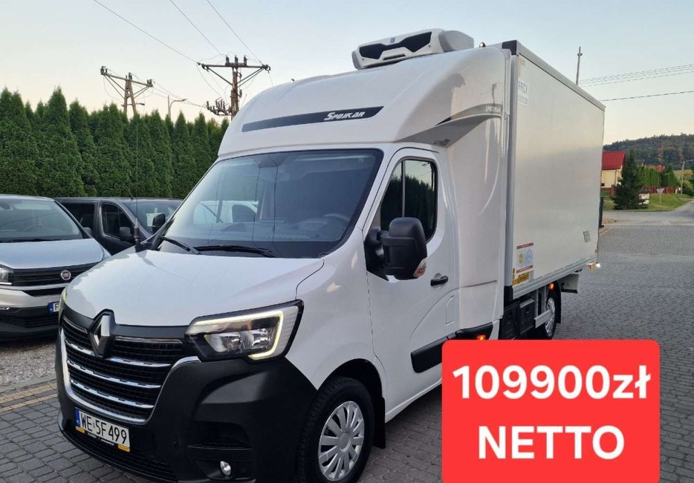 Renault Master  Chłodnia/Mroźnia/Grzanie/230V/Drukarka/Backsleep/Pneumatyka/Gwarancja