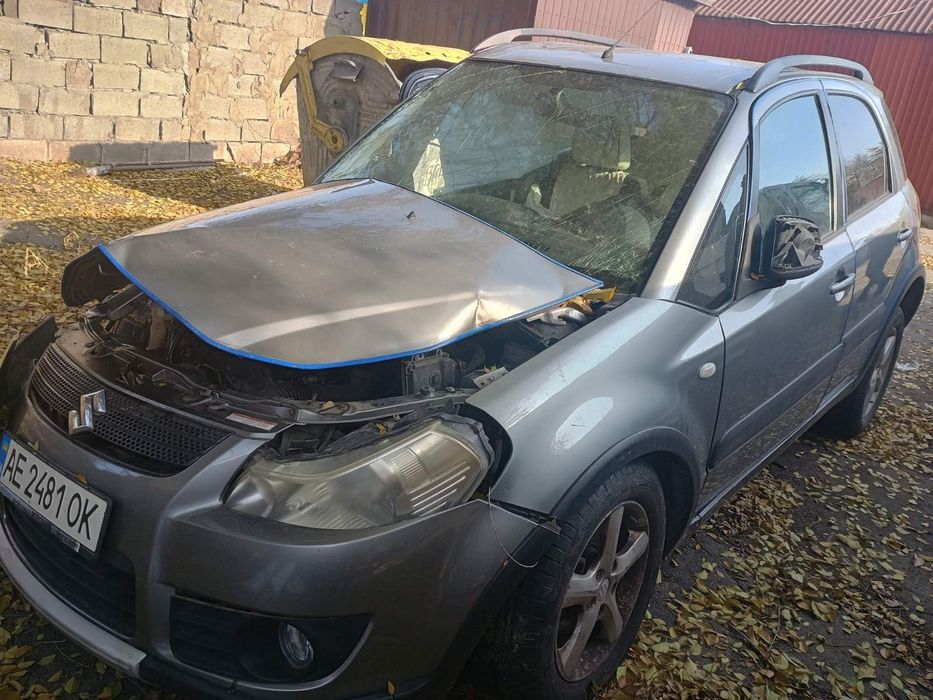 Suzuki SX-4 после ДТП.