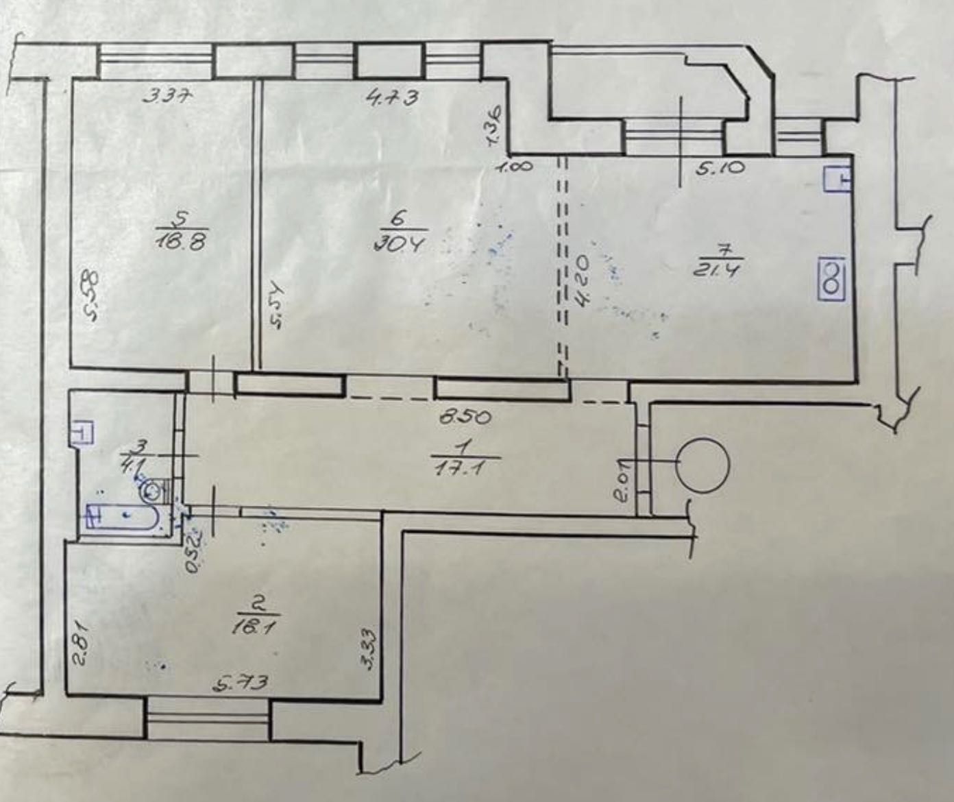 Продам 3-ком.квартиру, пр. Героев Харькова,128