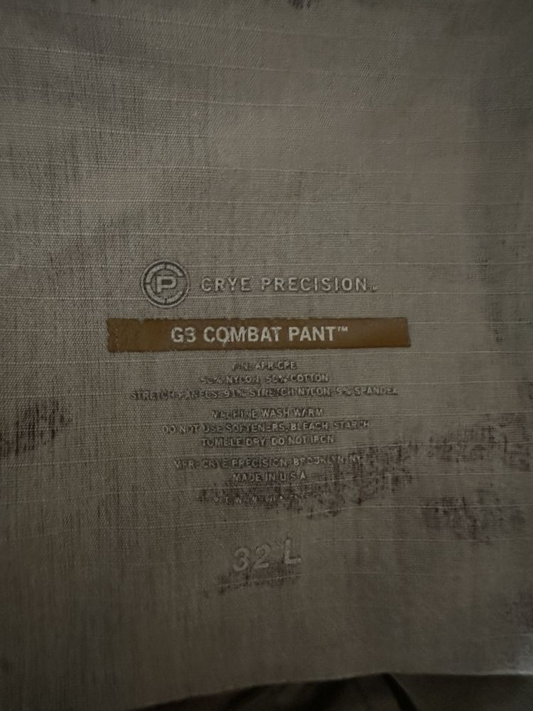 Військові штани Crye Precision G3 COMBAT PANT  Розмір: 32 L