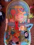 Шезлонг-гойдалка "Fisher Price" 2 в 1 для малечи)
