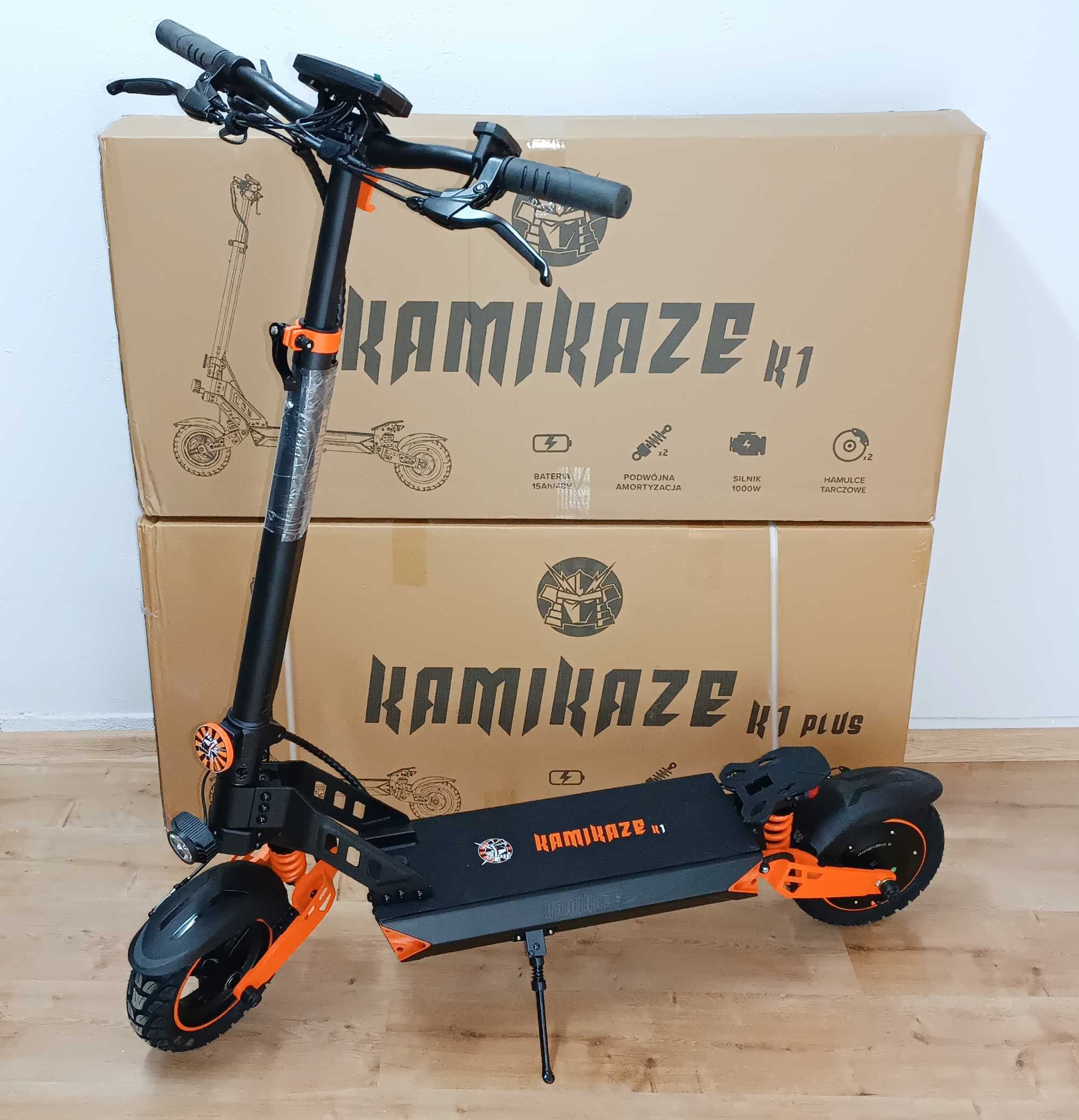 Kamikaze K1 HULAJNOGA Elektryczna 1000W 45km/h 15ah GWARANCJA