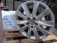 Jogo De Jantes 5N0601025M VW TIGUAN 5N 2009 2.0TDI 140CV 5P PRETO 43 7Jx17 5X112 56.2MM