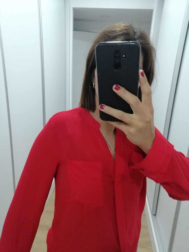 camisa com bolso peito (várias)