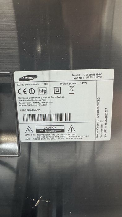 Телевізор Samsung UE55 ,діагоналлю 55дюймів, привезений з Німеччини