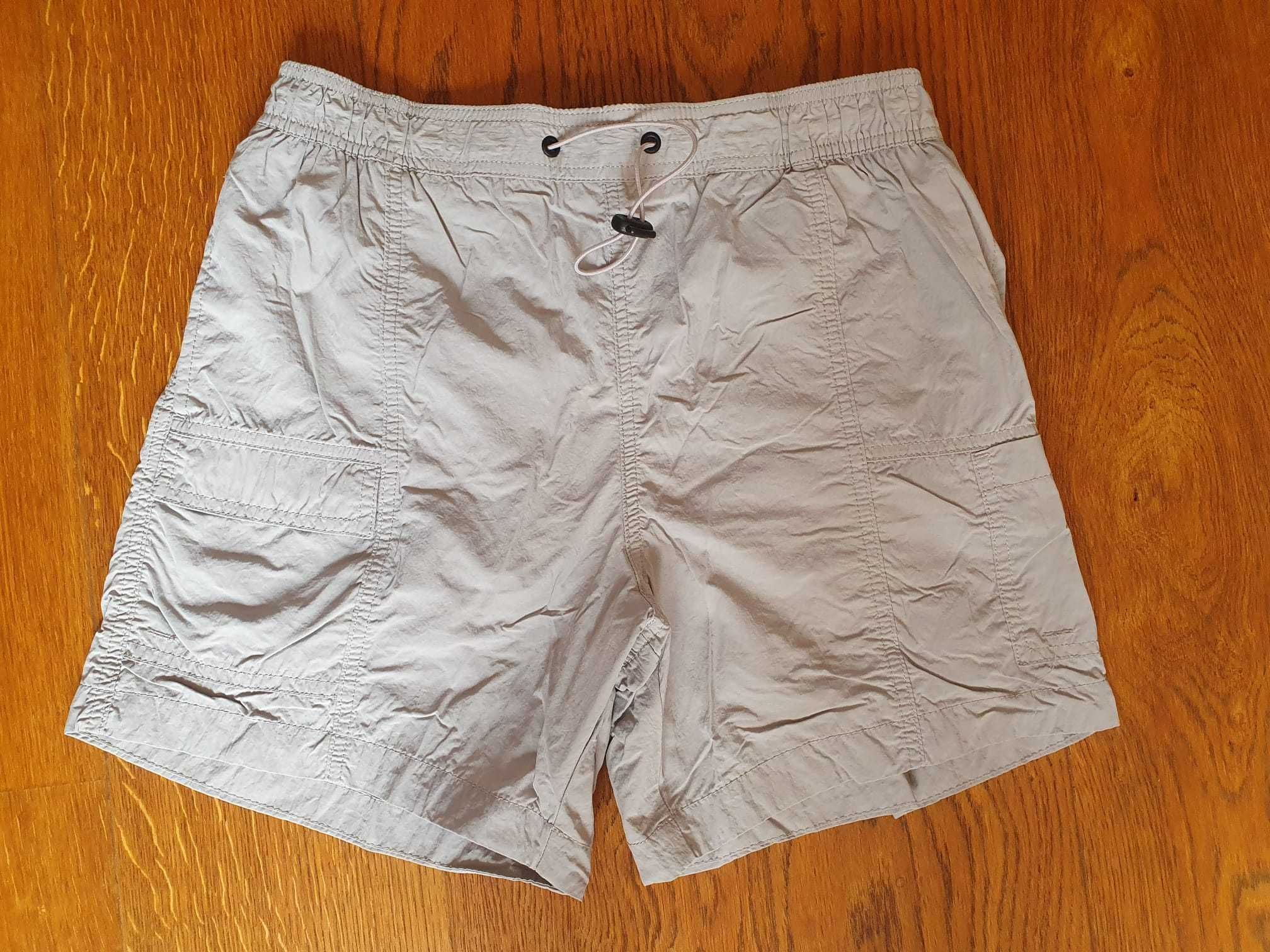 Krótkie spodenki sportowe H&M beżowe M