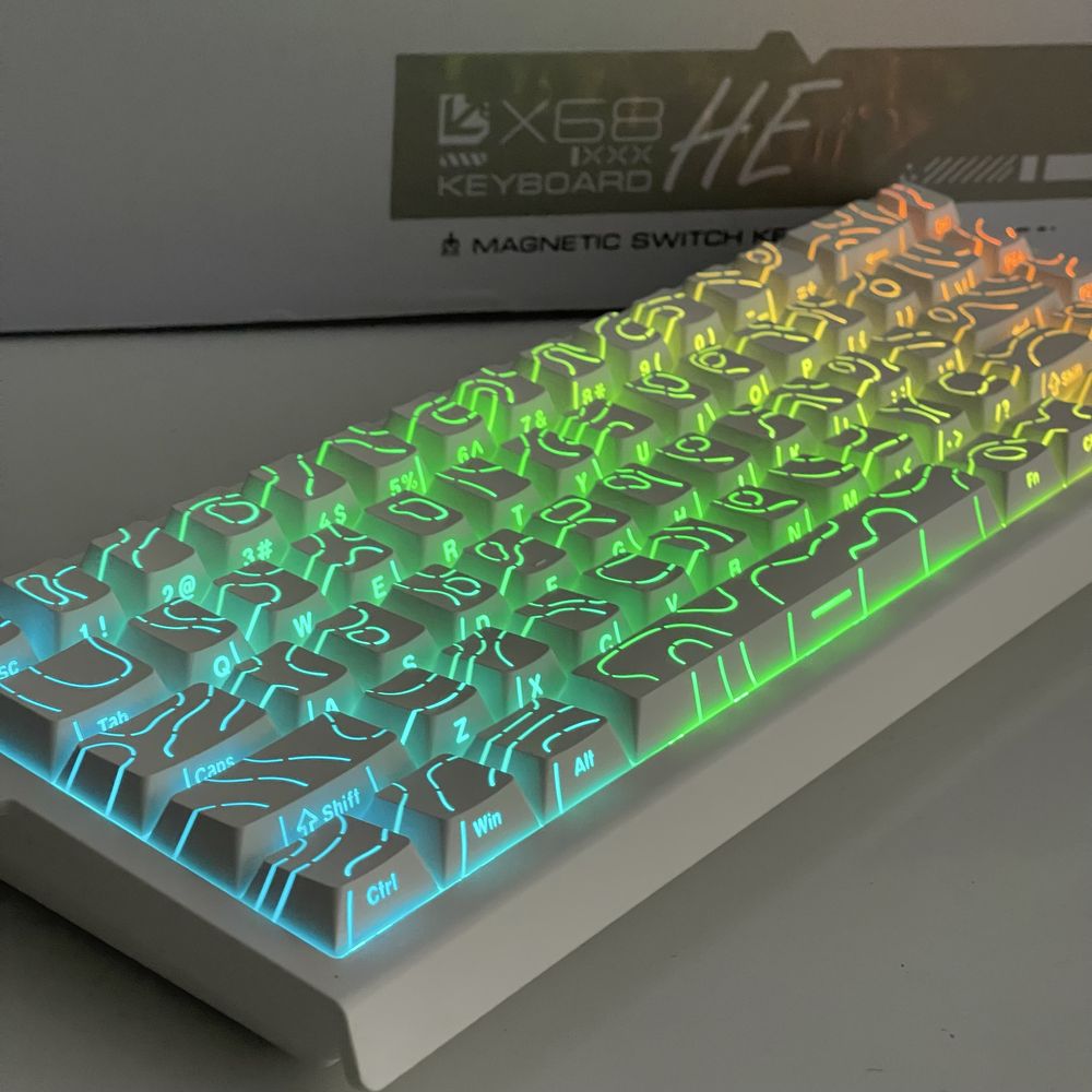 Магнитная игровая клавиатура Attack Shark X68HE