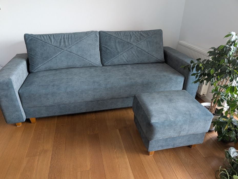 Sofa system DL sprężyny kieszeniowe kolor morski