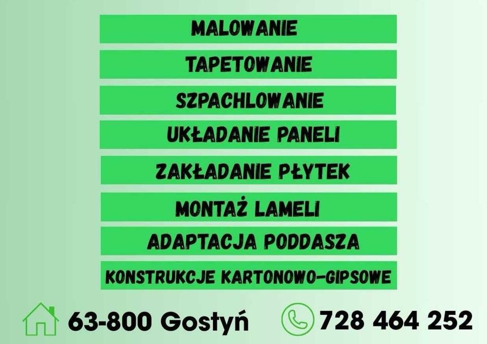 USŁUGI Malarsko-Remontowe