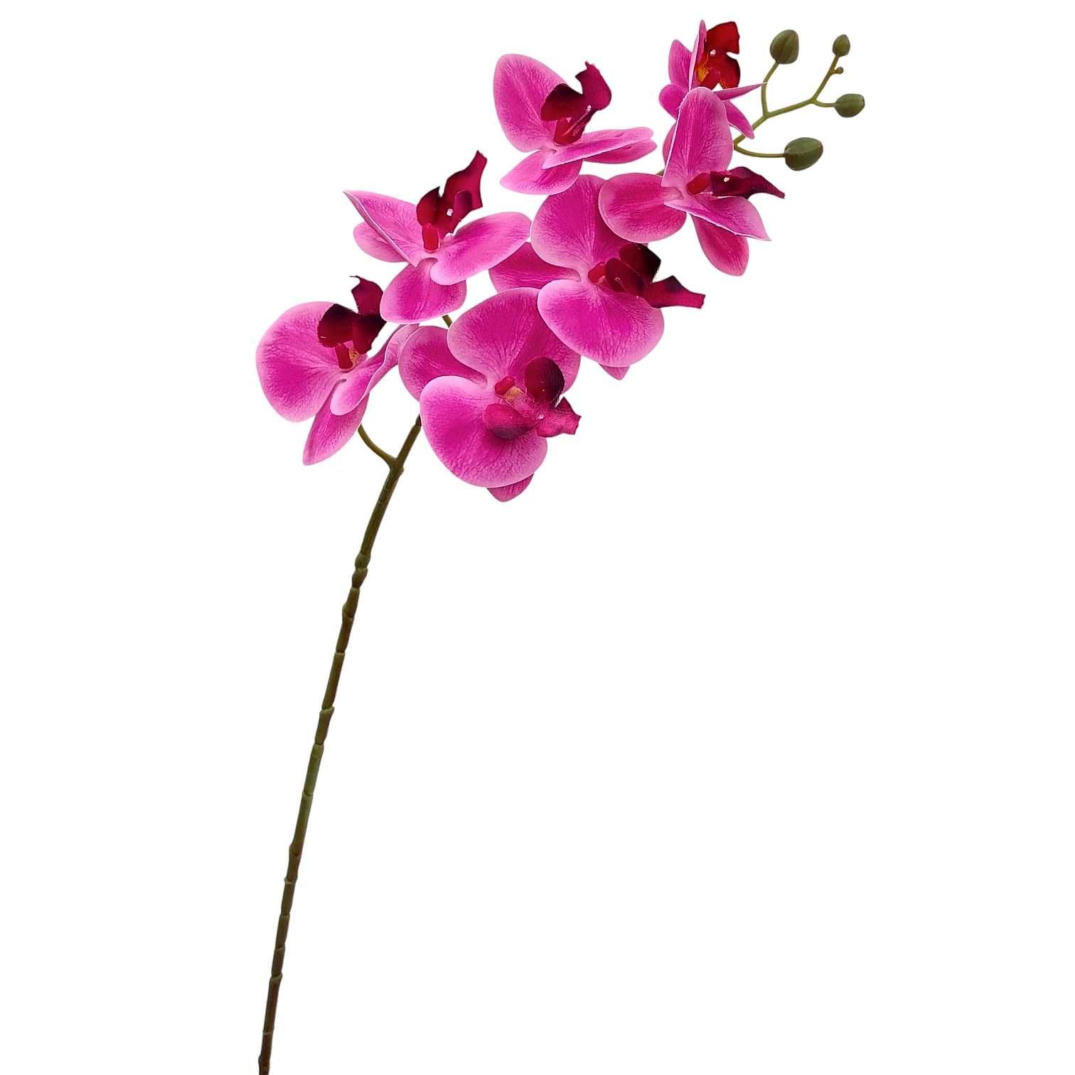 Storczyk sztuczny gałązka dekoracyjna 75cm orchidea różowy fioletowy