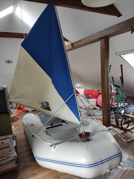 Ponton X-Boat 300+silnik+ożaglowanie+przyczepa