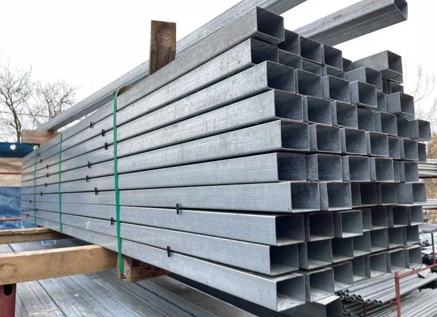 Tanio Profil słupek 100x20x1.2 ocynkowany bramy ogrodzenia 5 - 6 m