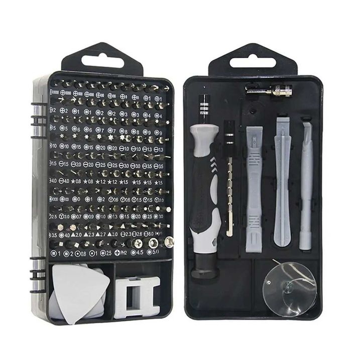 Набір викруток 115в1 для ремонту телефонів і ноутбуків у кейсі