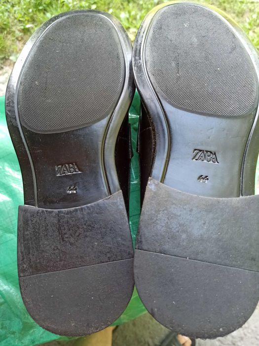 Туфли муж. ZARA цвет чёрный б/у