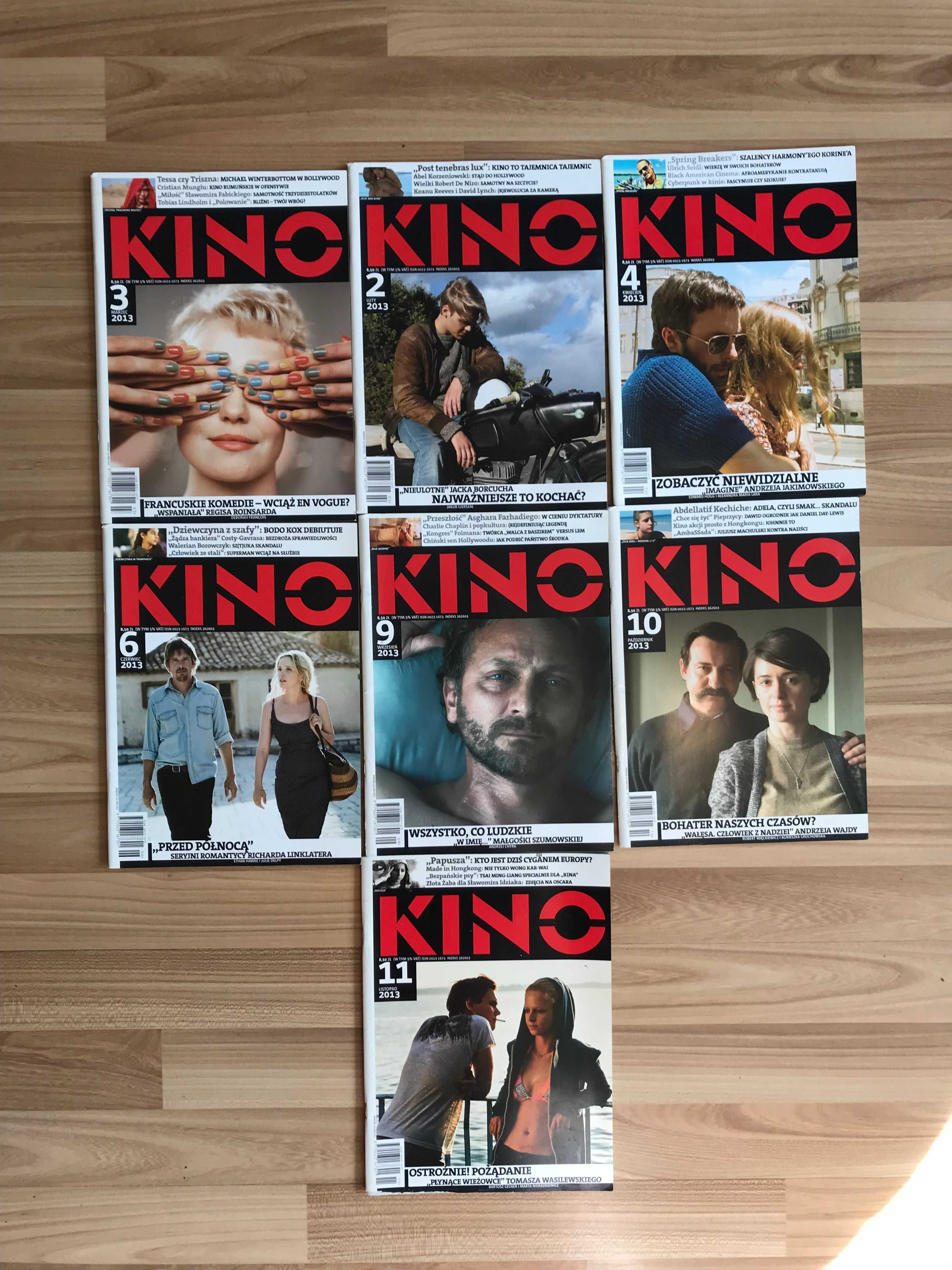 Magazyn filmowy KINO 2013 niepełny rocznik - 2,3,4 6, 9, 10, 11 FILM