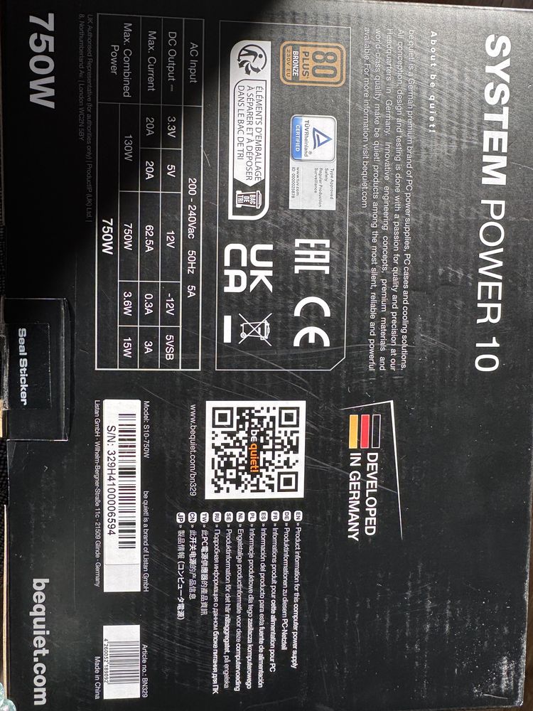 Zasilacz SYSTEM POWER 10 750 w +80 plus bronz