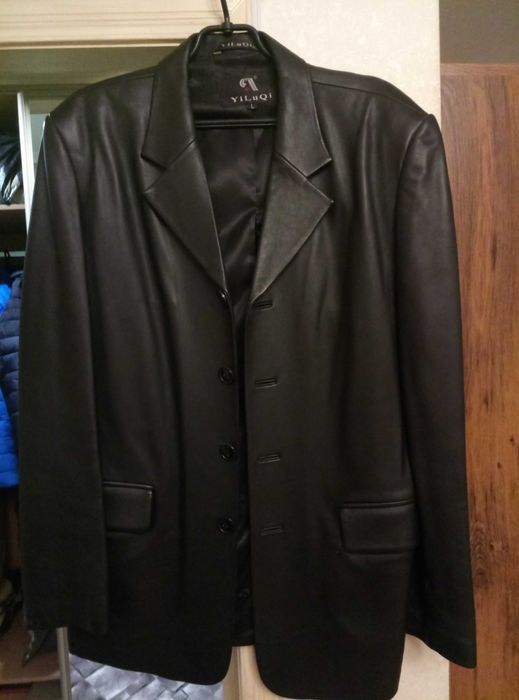 Пиджак мужской. Кожа