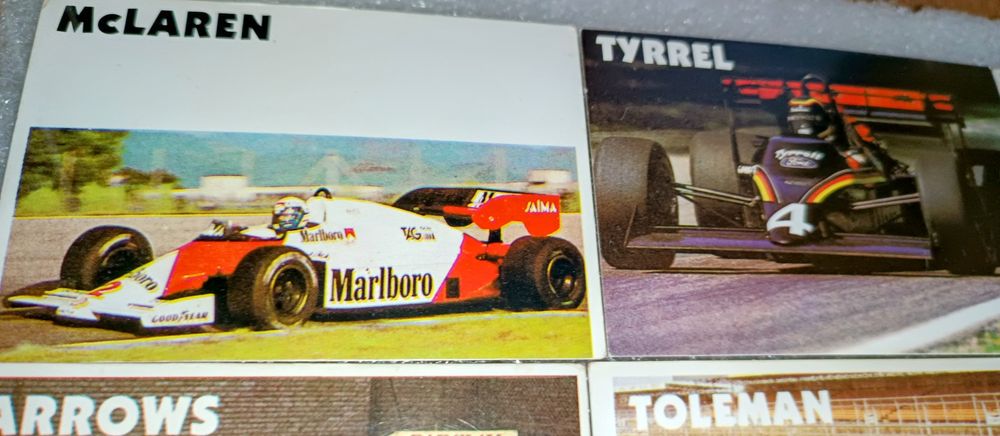 Rara Coleção da Fórmula 1 completa de 76 calendários de bolso da marca