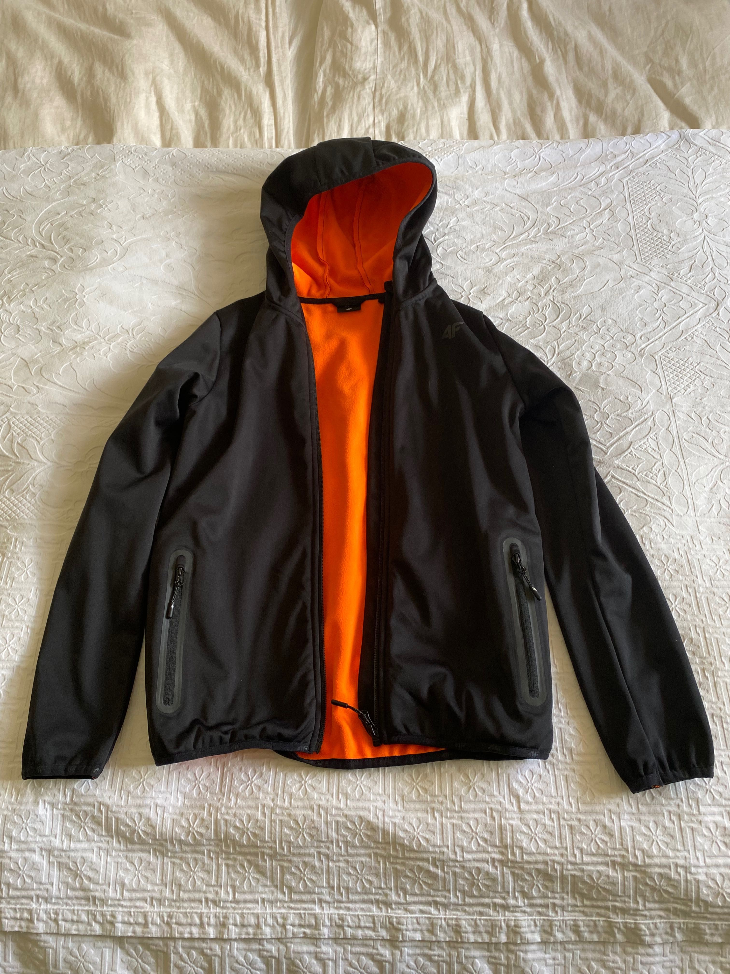 Kurtka chłopięca, softshell 4F. Rozmiar 158 cm.