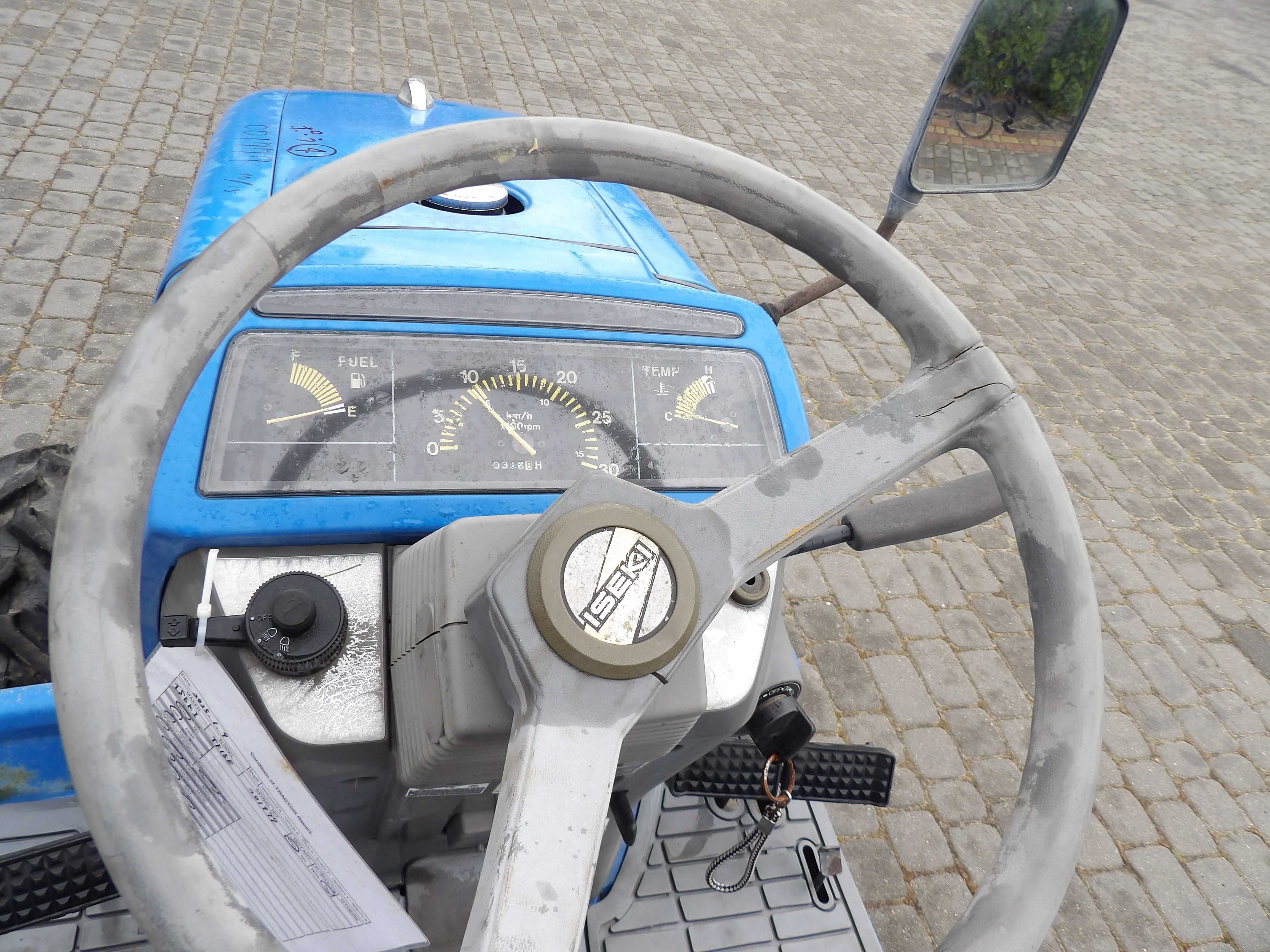 Iseki Sial 15 4x4 glebogryzarka w zestawie mini traktor