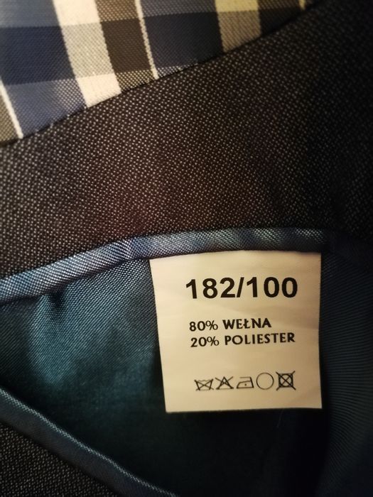 Marynarka Leger męska 182/100 granatowa elegancka