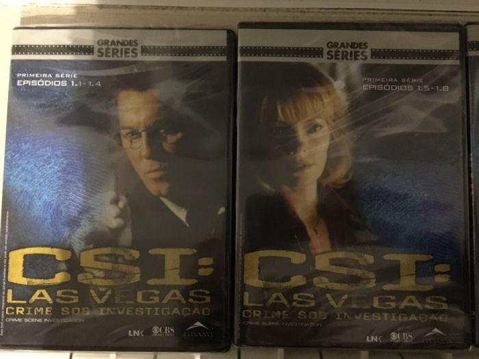 DVD CSI Las Vegas (1ª série) NOVOS com invólucro