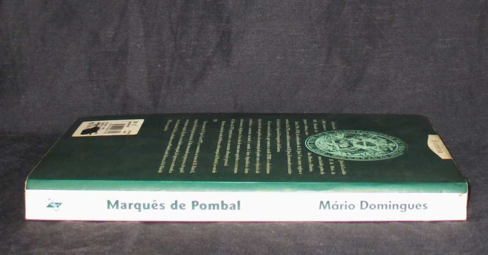 Livro O Marquês de Pombal Mário Domingues Prefácio