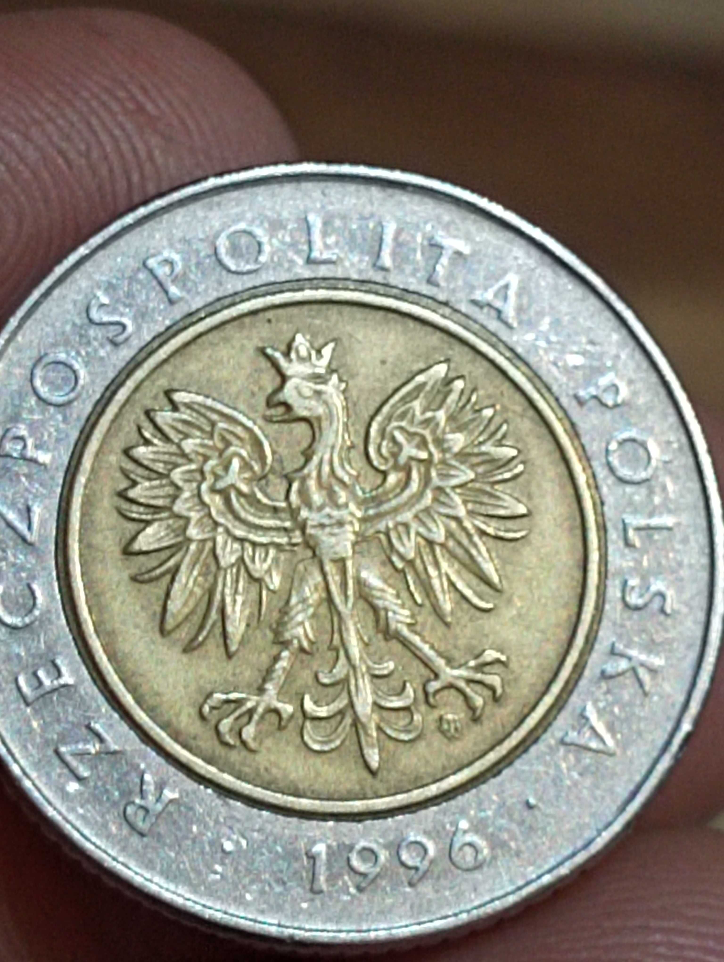 Sprzedam c monetę 5 zloty 1996 rok Destrukt