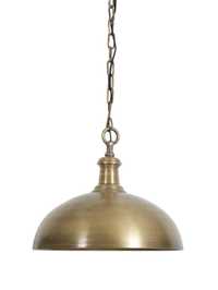 Lampa wisząca loft Ligt & Living Adora mosiądz dzwon 50cm