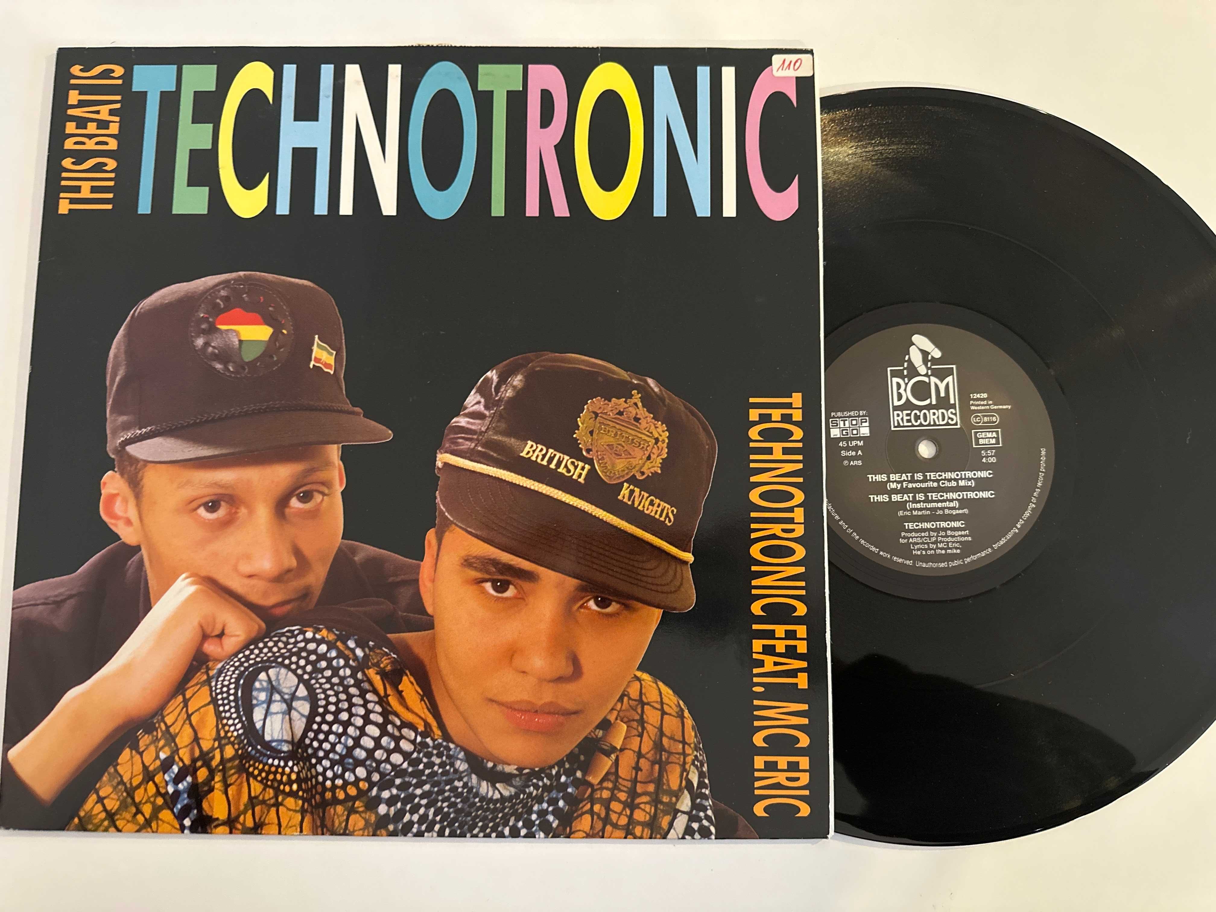 Technotronic Ft. MC Eric – This Beat Is Technotronic LP Winyl (B-14)