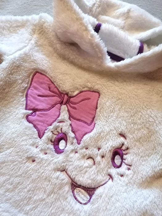 Ergee ciepła mięciutka bluza sweterek dla dziewczynki r. 74-80