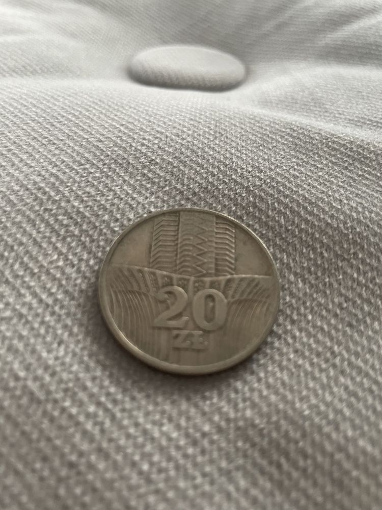 Moneta 20 zł PRL bez znaku mennicy 1973 r.