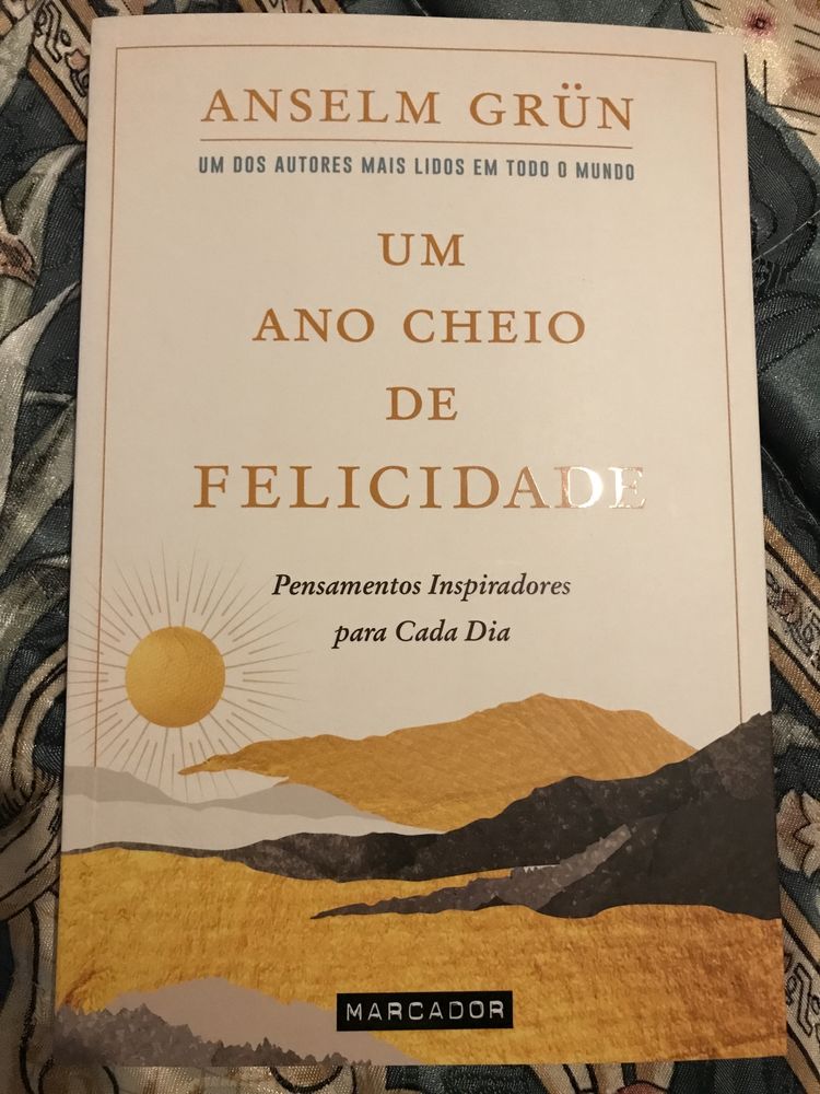 Livro Um ano cheio de felicidade de Anselm Grun