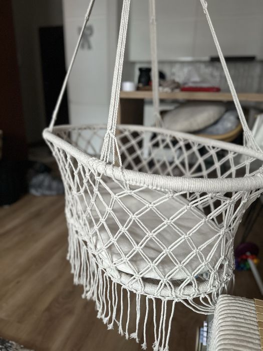 Wiszaca KOŁYSKA Z MATERACEM styl boho