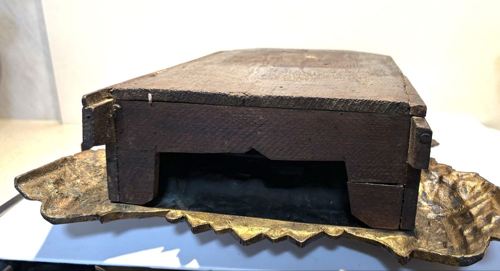 Lindo antigo relógio de chaminé - á funcionar