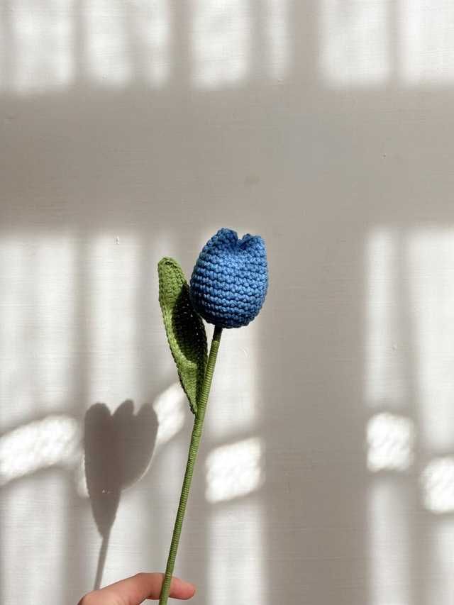 Tulipa em Crochet várias cores