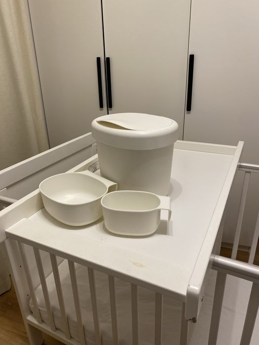 Przewijak drewniany plus kosz Ikea