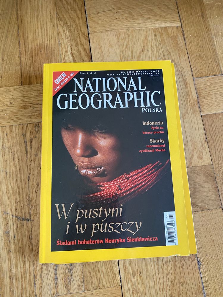 National Geographic Polska 2001 - 8 sztuk