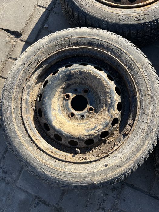 Kola zimowe opony zima felgi stalowe kangoo I 4x100 r14