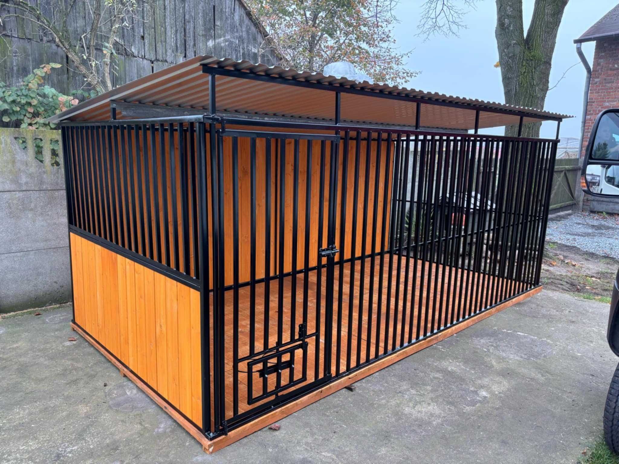Kojec dla psa stal-spawany