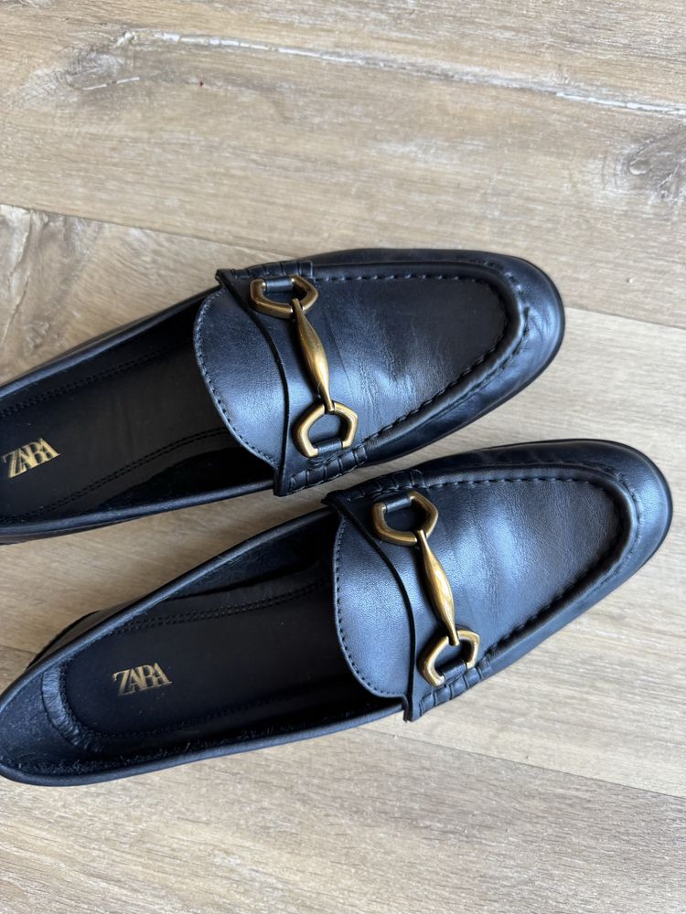 Mokasyny  Zara 37 r skóra