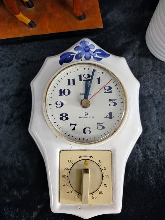 Zegar minutnik fajans Włocławek