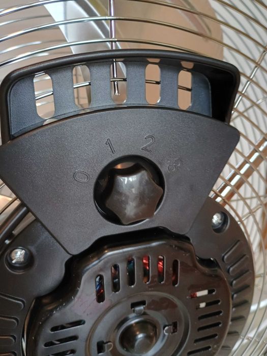 Wentylator podłogowy 18 cali 100W silny chrom 3 biegi przemysłowy