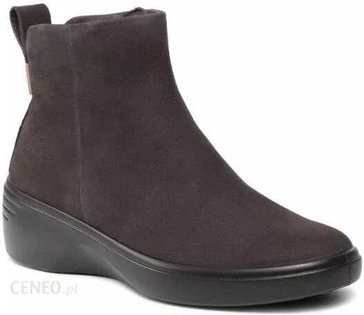 Botki damskie ECCO Soft 7 Wedge EU 37 zamsz