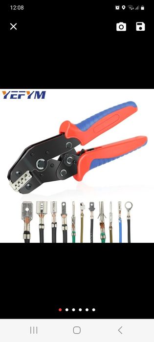 Alicate de cravar terminais