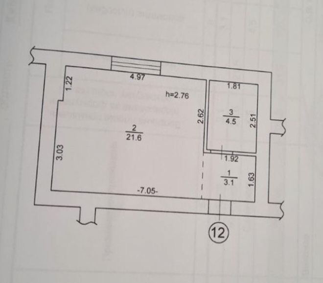 Терміново продам квартиру 30 м2 за вигідною ціною!
