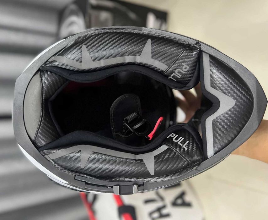 Capacete NOVO Carbono Total LS2 Challenger (50% Desconto) Tamanho XS