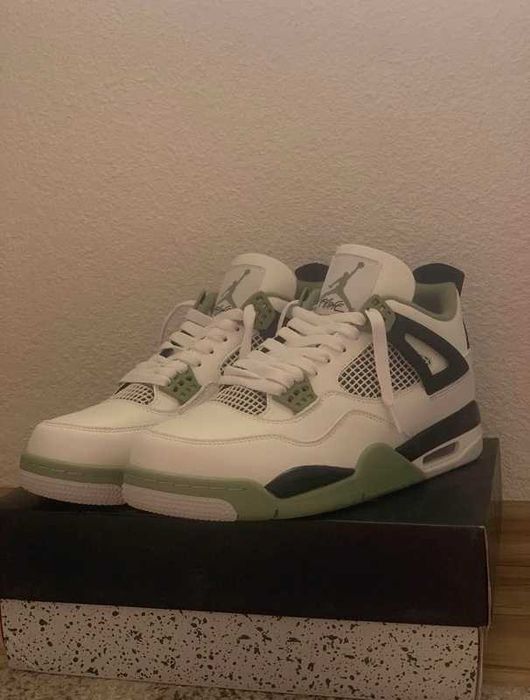 "Buty koszykówki "Nike_Air_Jordan 4_Retro_Seafoam_Roz.40