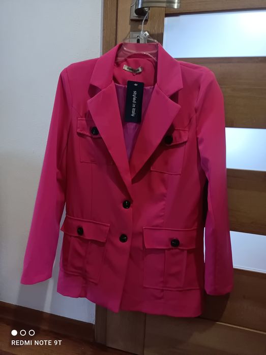 Marynarka fuksja rozmiar M,L Nowa