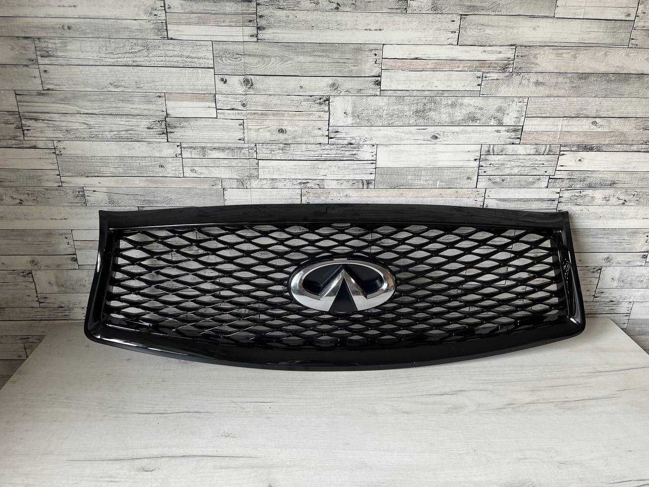 Решётка радиатора в бампер черная INFINITI Q50 Shadow line qx50